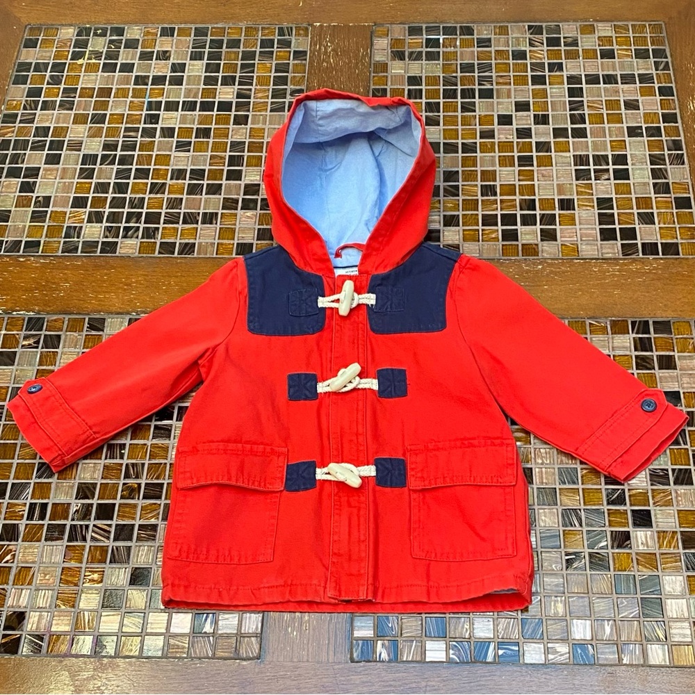 Janie and Jack Marina Grove Collection Hooded Toggle Coat
